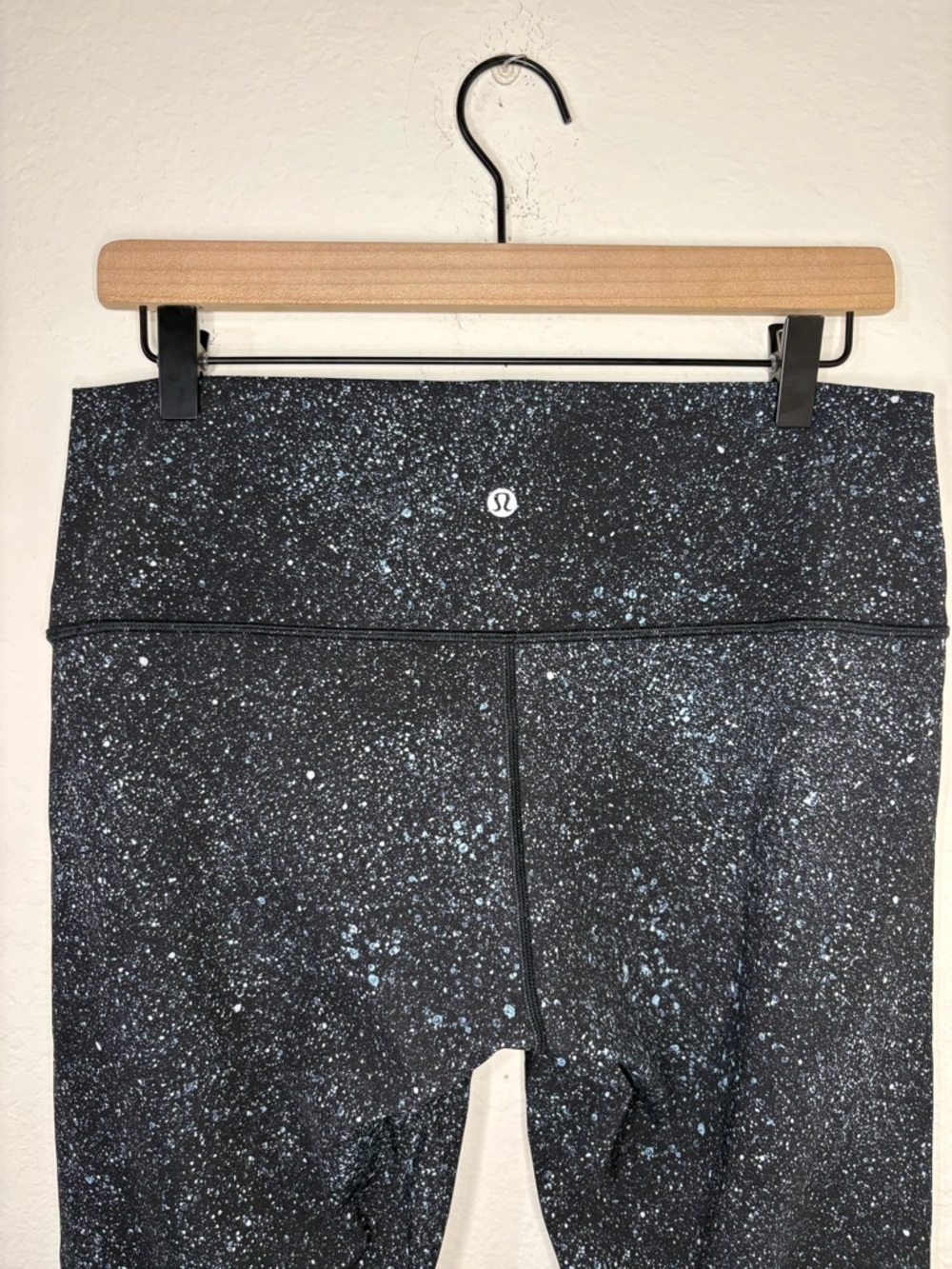 Lululemon Wunder Under Hi-Rise 7/8 Leggings Luxtreme 25" black blue speckled - Picture 5 of 11